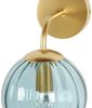 Wandlampe BOOMI Metall Blau Bild 5