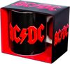 AC DC Kaffeetasse Logo, Porzellan, schwarz, 8 cm Bild 4