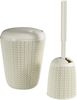 Mülleimer Curver Klappdeckel 6 L creme (235057) Bild 4