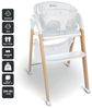 BabyGO Levels Hochstuhl-Set Kinderhochstuhl weiß mit Bouncer Bild 3