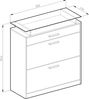 Schuhkipper Alex Sonoma 89 x 104 cm Vicco Bild 3