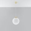 SOLLUX SL. 0716 Pendelleuchte UGO 30 gold L: 300, B: 300, H: 1200, E27/60W, dimmbar Bild 3