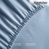 Komfortec 2er Pack Jersey Spannbettlaken 140x200 cm, 100% Baumwolle, Doppelpack Spannbettuch Bild 2