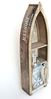 Regal Boot Bootsform Holz Antik MR16 Maritim Badregal Badschrank Braun Bild 3