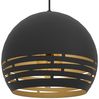 Eglo 98071 Pendelleuchte CAMASTRA E27 1X40W schwarz, gold E27 Ø22,5cm H:110cm dimmbar Bild 4