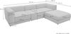 DOMO. Collection Ecksofa Adrian, Modulsofa in L-Form, aus 4 Modulen, Sofa, Couch 301x193 cm in beige Bild 2