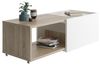 FMD Möbel - SLIDE 1 - Couchtisch - melaminharzbeschichtete Spanplatte - weiß/Eiche Nb - 74,5 x 38,5 x 49,5cm Bild 4