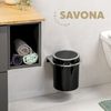 Wandhalterung zum Kleben oder Bohren für SAVONA-Eimer, Aufhängung rund, verchromt Bild 4