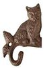 4er Wandhaken "Katzen" aus Gusseisen Bild 3