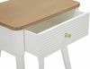 Dmora Couchtisch Bibbiano 45 x 32 x 62h cm Weiß mit Schublade Bild 4