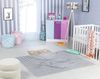 Livabliss Katze Kinderteppich waschbar - Cartoon Teppich 160x213 cm, Waschbarer Teppich Kinderzimmer oder Babyzimmer, Krabbelteppich oder Spielteppich - Baby Teppich für Jungen & Mädchen, Creme Bild 1