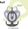 LIONELO Ralf 2in1 Babywippe und Liegestuhl, Fernbedienung, 12 Melodien, zwei Schaukelrichtungen, 5 Schaukelgeschwindigkeiten, Sperrung, Rückenlehnenverstellung, Timer, leiser Betrieb Bild 2