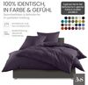 Bettwaesche-mit-Stil Mako-Satin Spannbettlaken lila (malve) 280x200cm Bild 4