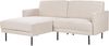 Rechtsseitiges Ecksofa BREDA Stoff Helles Beige Rechtsseitig Bild 4