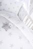 roba Kinderschlafsack 110cm 'Little Stars' - Schlafsack ganzjährig - Atmungsaktiv - Weiß / Hellgrau Bild 4
