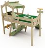 Wickey Kinderbett CrAzY Snuggy Massivholz-Hochbett mit Leiter, Lenker & Rutsche (opt) (Spielbett mit optionaler 175 cm Rutsche für maximalen Spielspaß, Abenteuer-Etagenbett mit Zubehör – auf Wunsch mit Rutsche), Massivholz-Konstruktion für Sicherheit u... Bild 4