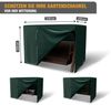 Kronenburg Hollywoodschaukel Abdeckung, 150 x 210 x 150cm, wasserdicht, Waschbar bis 30°C, Abdeckplane Gartenschaukel für 3-4 Sitzer - Wasserdicht in grün Bild 2