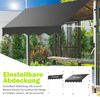 Melko Klemmmarkise Klemmmarkise Sonnenschutz Markise Fenstermarkise Balkonmarkise (Stück, 1-St, Markise) Gummierter Standfuß für besseren Halt Bild 2