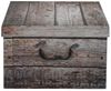 Home4You Aufbewahrungsbox 4er Set, B 51 cm x T 37 cm, mit Deckel, Grau, recyceltes Karton, Holzoptik Bild 4