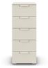 rauch Aditio Box, Kommode, 5 Schubladen, mit Softclose-Funktion, Farbe Beige, BxHxT 40x100x42cm Bild 5