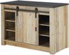 Küche Unterschrank Stove in Used Wood hell 133 cm Bild 3