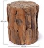 CREEDWOOD Dekosäule HOLZ SÄULE "MALEA 40", Treibholz, 40cm, Natur Blumen Podest Bild 2