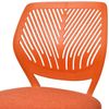 FurnitureR Compact Kids Gaming Chair, Hollow PP Backrest, Adjustable Height, Ergonomic Swivel Sponge Seat, 5-Wheel Iron Base, for Teens & Childrens Drawing, Gaming, Classroom, Citrus, 38,5 x 40 x 87 Bild 5