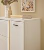 Highboard Bellport in weiß matt und Eiche 100 x 125 cm Bild 4