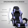 GTPLAYER Gaming-Stuhl Bürostuhl mit Massagefunktion, Fußstütze, Kopfstütze (Packung), Ergonomischer Gamer Stuhl Maximale Belastung 150 kg, 360° drehbar Bild 4