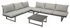 Funktions Lounge Set BOGOTA, Aluminium matt-grau, Polster hellgrau Bild 3
