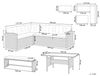 Beliani 'VITERBO' Ecksofa Lounge Set, Polyrattan grau Bild 3