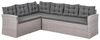 Beliani 'VITERBO' Ecksofa Lounge Set, Polyrattan grau Bild 4