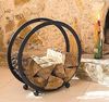 Kaminholzregal Kaminholzständer Rund D-55cm Holzkorb Kaminholzhalter Holzregal Bild 1