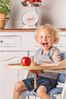 Treppy 1022 ein zusätzlicher Schreibtisch zum Kinderstuhl, Playtray Pastel braun Bild 3