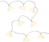 Lights4fun LED-Lichterkette 10er Wolken Lichterkette Kinderzimmer Bild 3