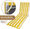 Herlag Liegenauflage Mia, Auflage Gartenliege 200x60x5cm Easy-Drop Bänder Bild 5