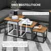 Outsunny Sitzgruppe 5tlg. Gartenmöbel-Set Gartengarnitur mit Ecksofa Doppelsofa Couchtisch, (Gartenlounge-Set, 5-tlg, Balkonmöbel-Set), für Terrasse, Balkon, Grau Bild 5