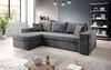 Luxusbetten24 Schlafsofa Designer Sofa Denver, mit Stauraum und Schlaffunktion Bild 2