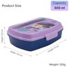 Kinder Brotdose ca. 17 x 14 cm mit Besteckfach in verschiedenen Motiven Frozen Bild 3