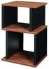 Beistelltisch Trond 50x33x29 cm Schwarz/Walnussoptik [en. casa] Bild 3