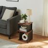 Beistelltisch Trond 50x33x29 cm Schwarz/Walnussoptik [en. casa] Bild 5