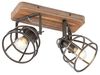 Lindby Deckenleuchten Rutger, Holz IP20, 2 x 25 W Bild 1
