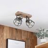 Lindby Deckenleuchten Rutger, Holz IP20, 2 x 25 W Bild 4
