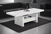 designimpex Couchtisch Aversa H-111 Weiß Hochglanz Schublade höhenverstellbar ausziehbar, Funktionstisch, Wohnzimmertisch, Tisch, Esstisch, Sofatisch, Schublade Bild 5