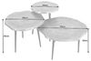 riess-ambiente Beistelltisch ORGANIC Ø60/Ø50/Ø40cm antik messing / schwarz (Set, 3-St), Wohnzimmer · Metall · rund · Baumstamm-Design · handmade Bild 3