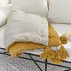 Mirabeau Tagesdecke Plaid Rabea gelb Bild 4