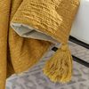 Mirabeau Tagesdecke Plaid Rabea gelb Bild 5