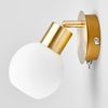 Lindby Wandleuchte Elaina, Metall, Gold / Messing IP20, 1 x 8 W LED Bild 4
