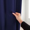 Rollmayer 'Vivid' 2er Pack Vorhänge mit Stift dunkelblau 16, 135x240 cm, blickdicht Bild 5