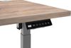 Bega Pronto 2 Schreibtisch Stahl/Holzwerkstoff höhenverstellbar/75(118) cm Farbe:Sonoma Eiche Bild 3
